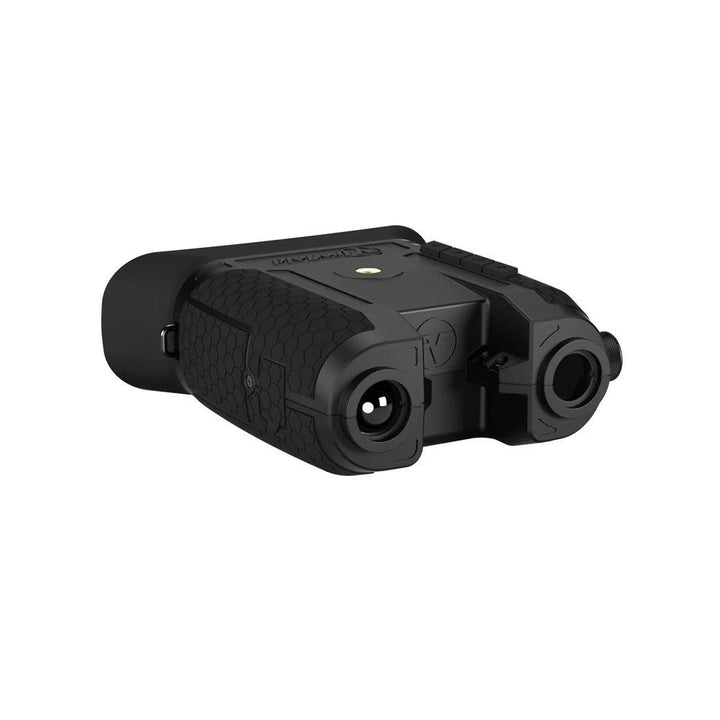 Chattanooga Hexcore Digital Night Vision Binoculars showing dual eyepieces and digital display, designed for nighttime outdoor observation.