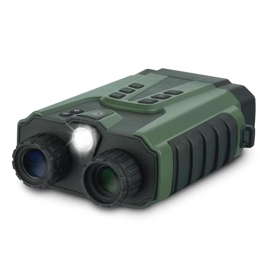 Chattanooga Konus HD Zoom Digital Night Vision Binoculars with photo, video, flashlight, 1.5x-12x zoom for nighttime viewing.