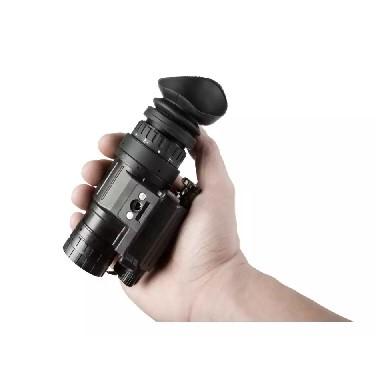 Chattanooga AGM PVS14 3AL2 green phosphor night vision monocular with Gen3 auto-gated optics in black.