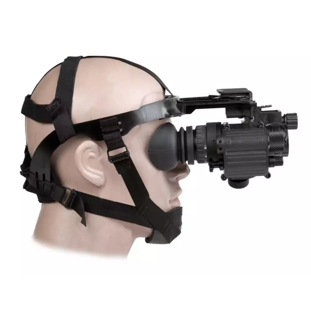 Chattanooga AGM PVS14 NW1 night vision monocular with high-resolution outdoor optics in black, showing the compact device.