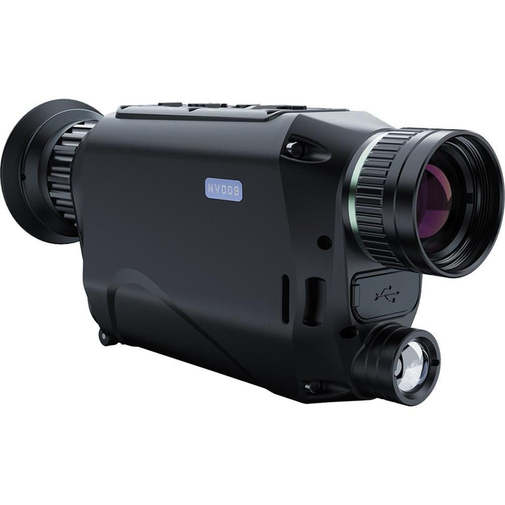 Chattanooga Pard NV009 night vision monocular with infrared viewing, handheld device with HD display for low-light observation.