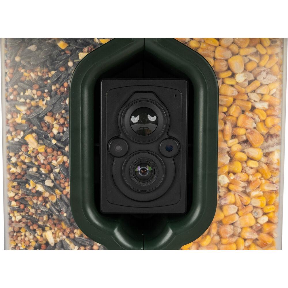 Chattanooga Tactacam FeatherSnap Scout Seed Bird Feeder, weather-resistant outdoor bird feeder with durable design and seed tray.