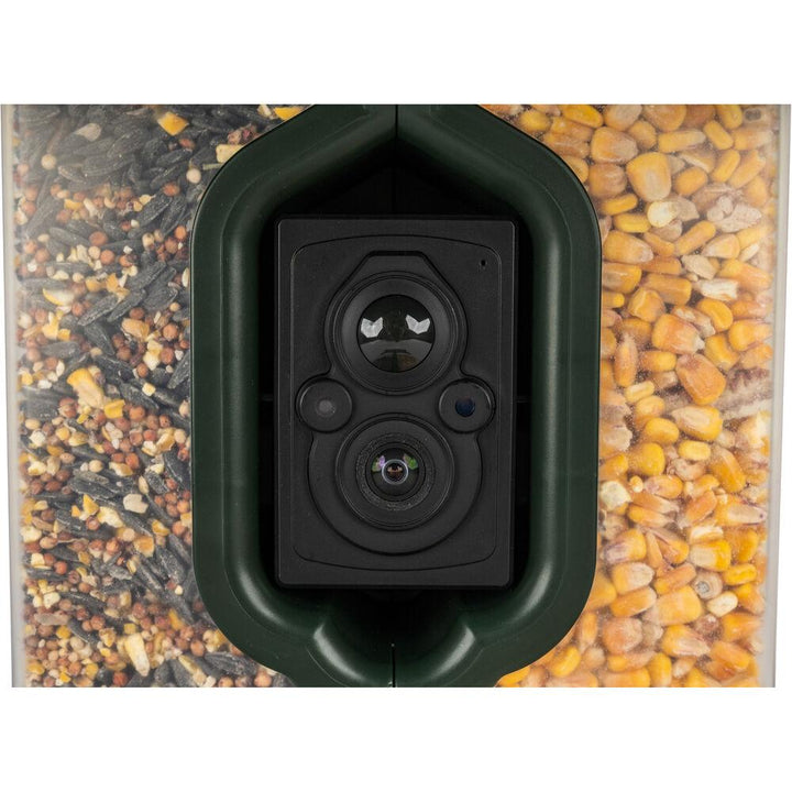Chattanooga Tactacam FeatherSnap Scout Seed Bird Feeder, weather-resistant outdoor bird feeder with durable design and seed tray.