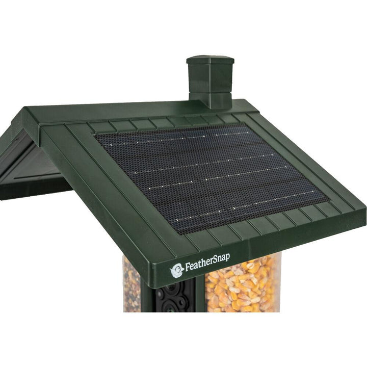 Chattanooga Tactacam FeatherSnap Scout Seed Bird Feeder, weather-resistant outdoor bird feeder with seed, ideal for bird observation.
