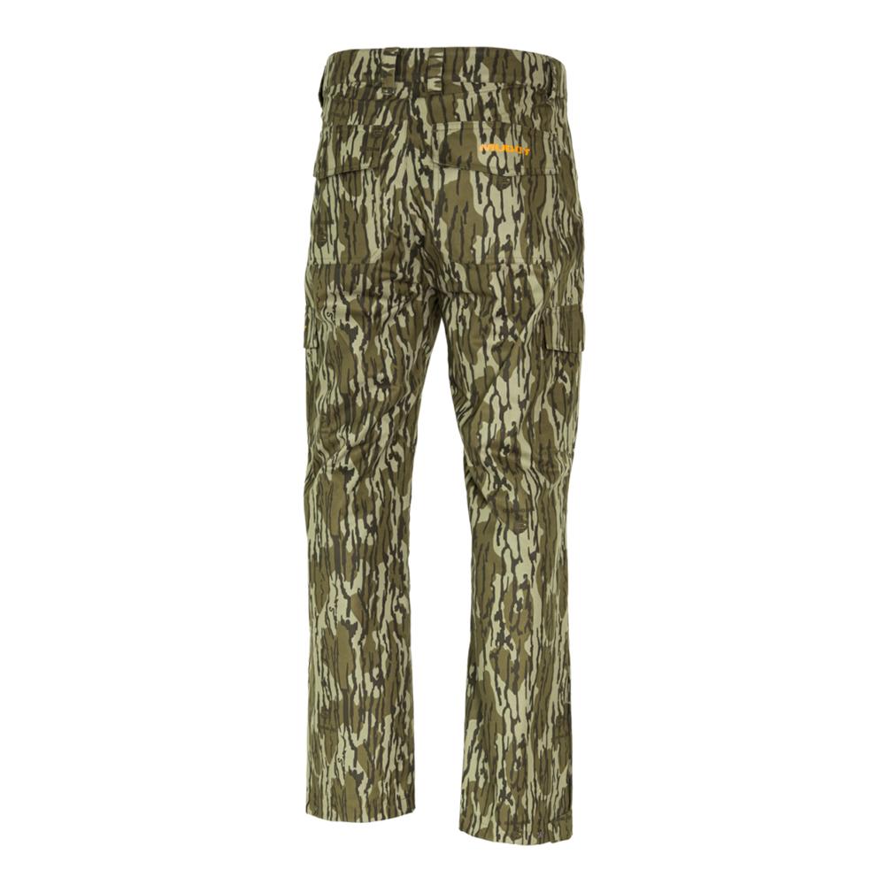 Chattanooga Muddy TRX lightweight rain pants in Mossy Oak Bottomland camouflage, size XL, designed for waterproof outdoor protection.