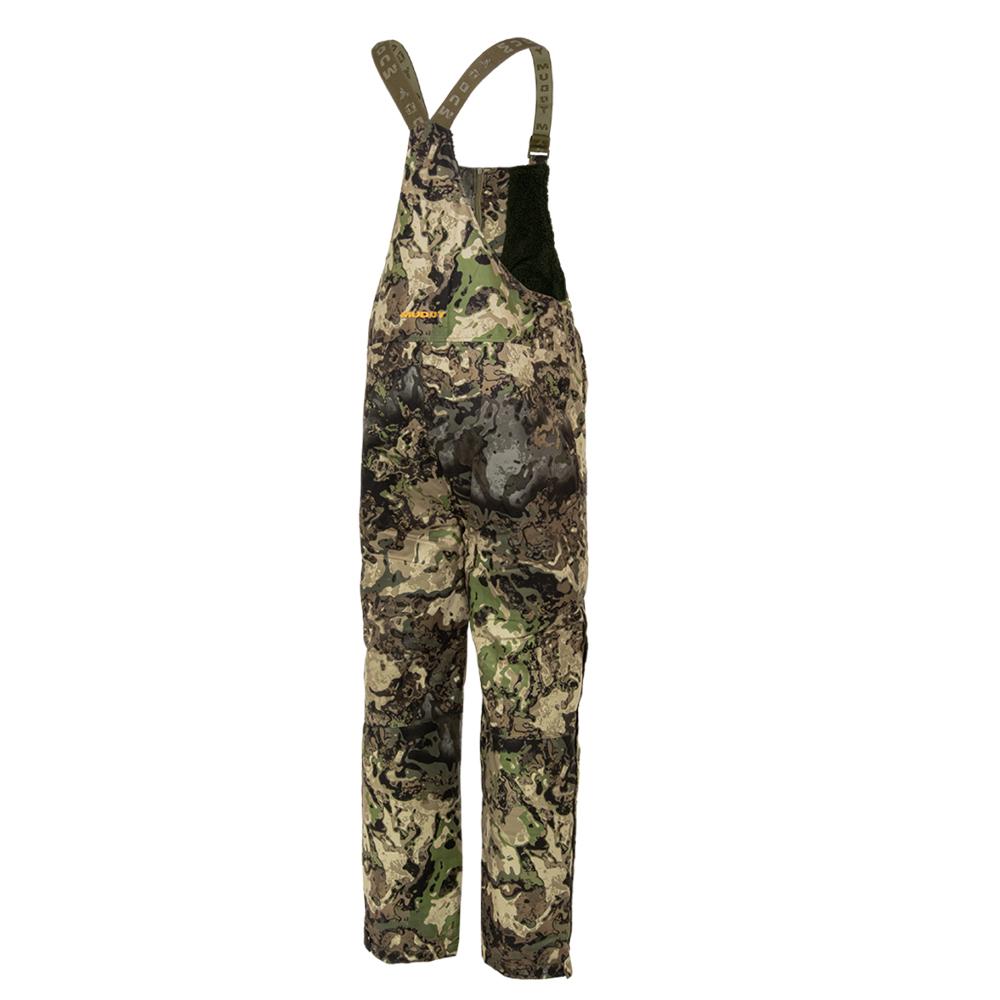 Chattanooga Muddy TRX Sherpa fleece bib overalls waterproof Veil Canyon hybrid, 2XL outdoor pants with fleece lining and adjustable straps.