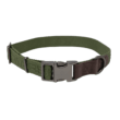 Chattanooga MOmarsh adjustable dog collar in cypress green, durable nylon, comfortable fit for pets.