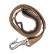 Chattanooga Momarsh adjustable dog leash in chocolate brown durable nylon with a comfortable fit for pets.