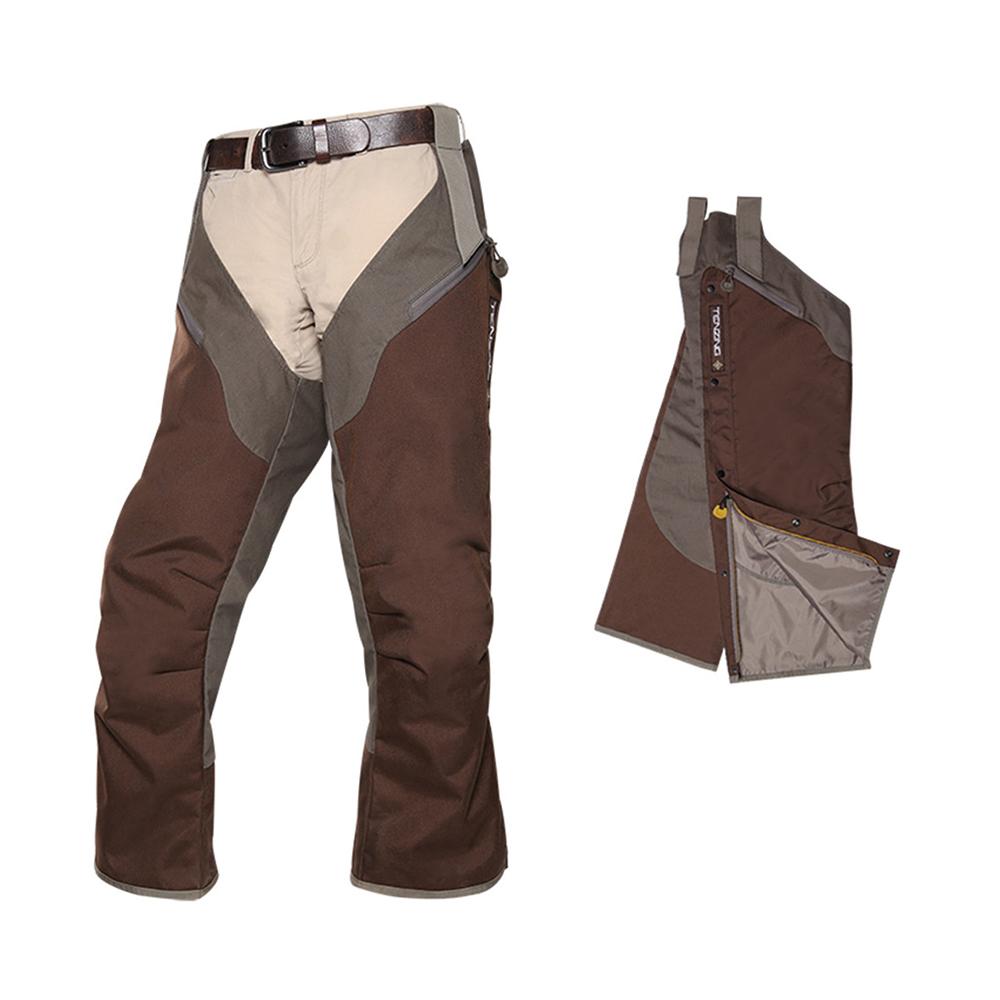 Chattanooga Tenzing Upland Chaps in ripstop cotton nylon, durable outdoor protective legwear with reinforced design.