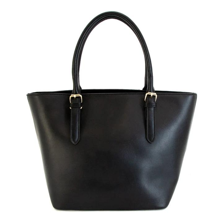 Chattanooga Cameleon Calico Esme purse, black structured medium top-handle shoulder bag with sleek design and sturdy handles.