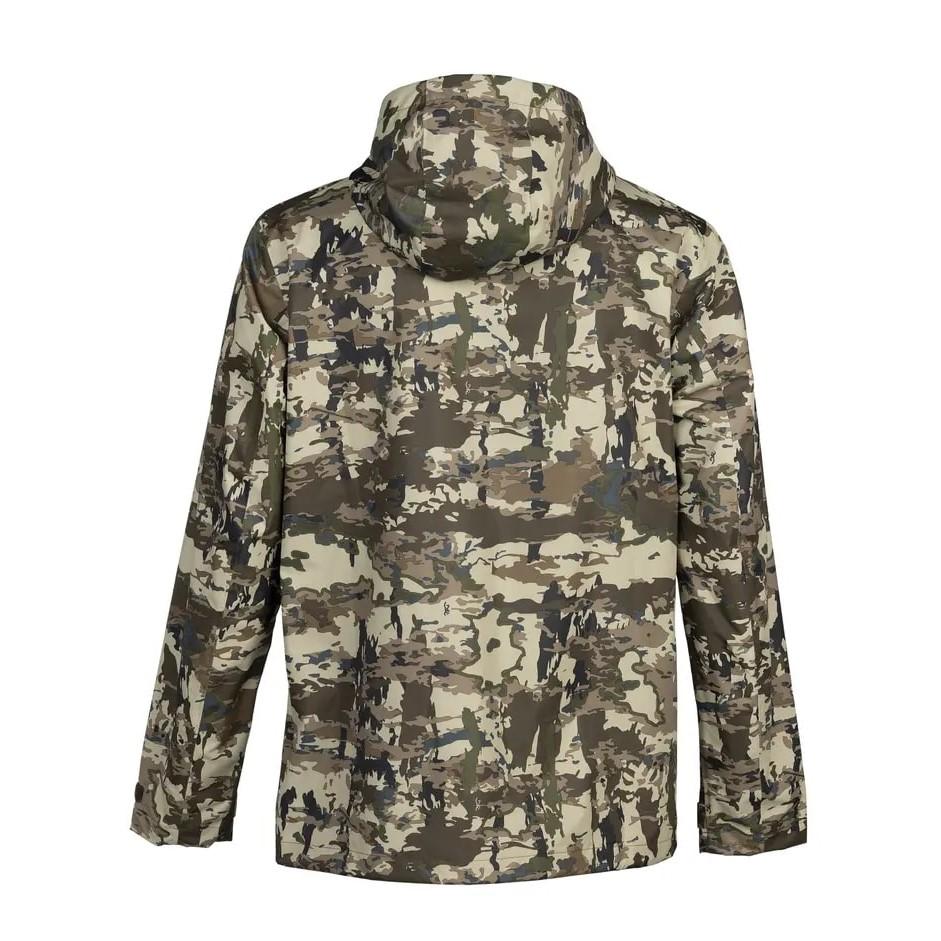 Chattanooga Browning Rain Shell Jacket in Auric Camo, waterproof outdoor rain gear with comfortable fit and durable design
