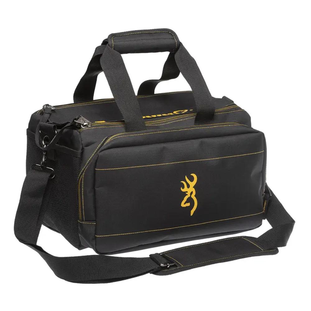 Chattanooga Browning Mini Bag in black and gold, compact travel utility gear tote with range bag design and durable construction.