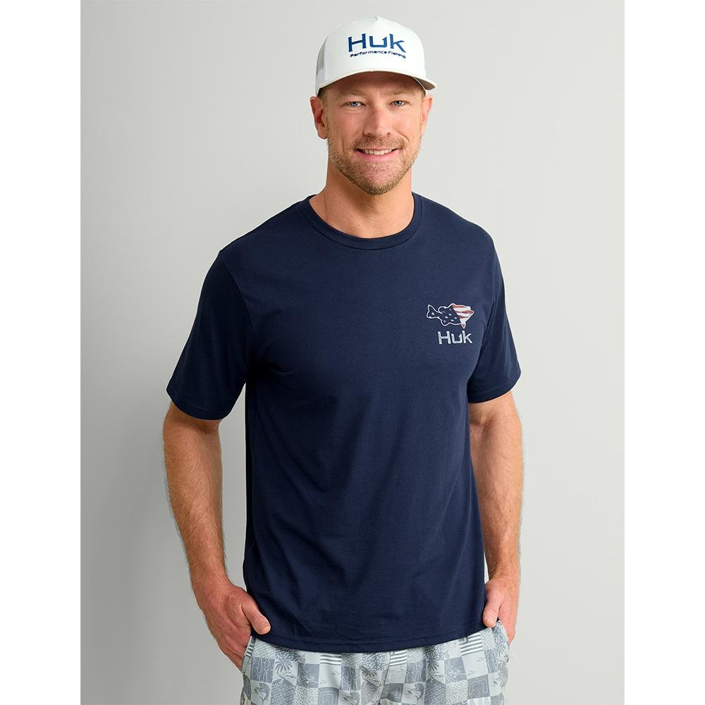HUK FISH FLAG TEE NAVAL ACADEMY SS S - POWER FIT SHOP — Powering Preparedness, Health & Home
