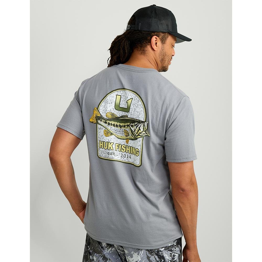 Chattanooga HUK KC Badge Series Night Owl short sleeve T-shirt in size L, featuring a night owl graphic on a casual tee.