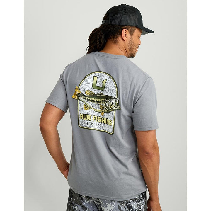 Chattanooga HUK KC Badge Series Night Owl short sleeve T-shirt in size L, featuring a night owl graphic on a casual tee.