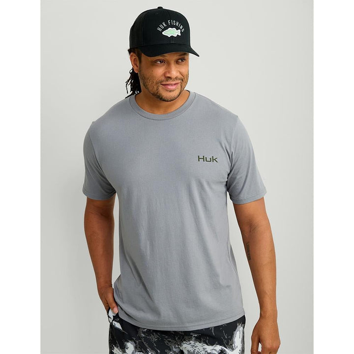 Chattanooga HUK KC Badge Series T-shirt, short sleeve Night Owl design in size S, features a night owl graphic on a casual shirt.