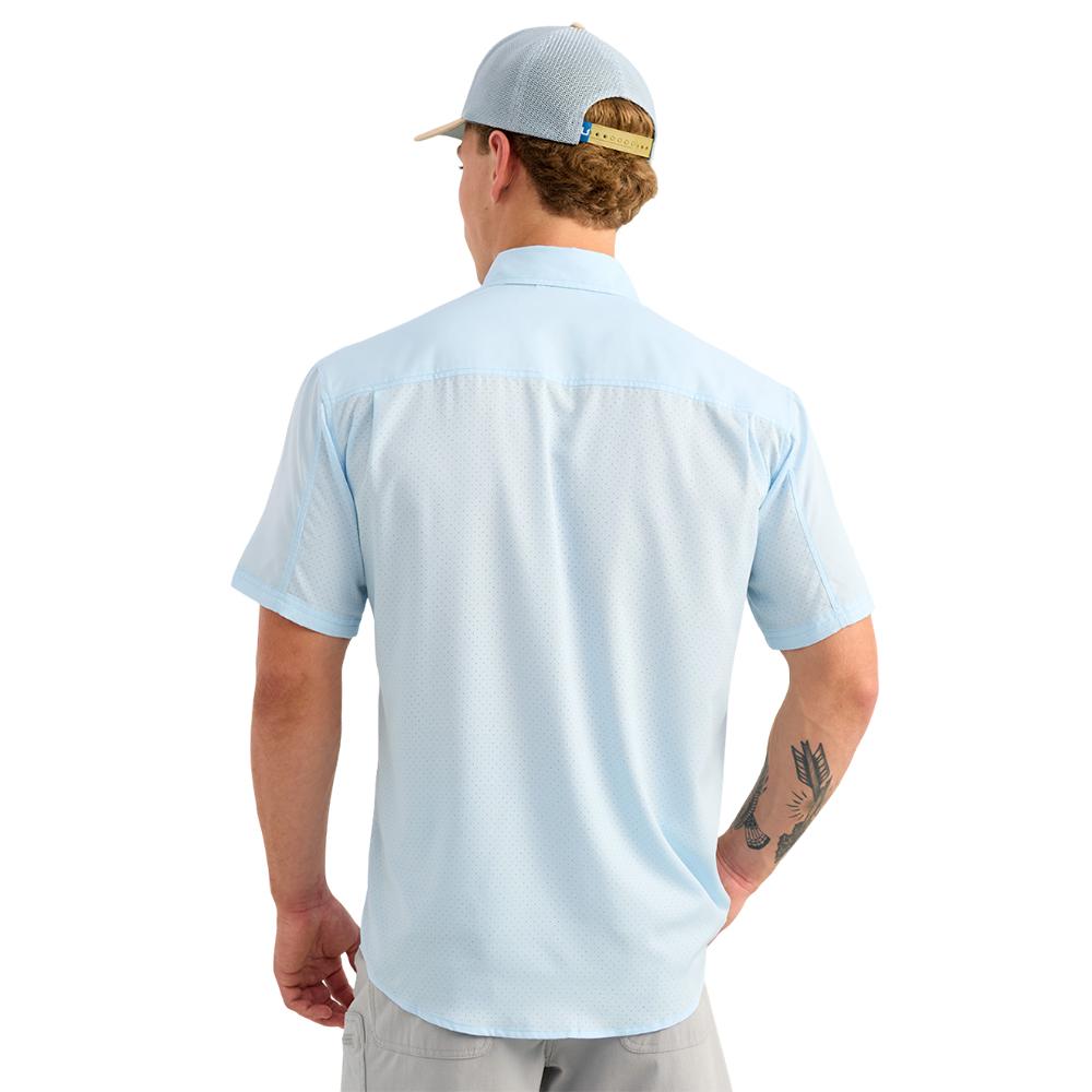 HUK Tidepoint Short Sleeve Shirt Coastal Drift Lightweight Casual Top Size XXL - POWER FIT SHOP — Powering Preparedness, Health & Home