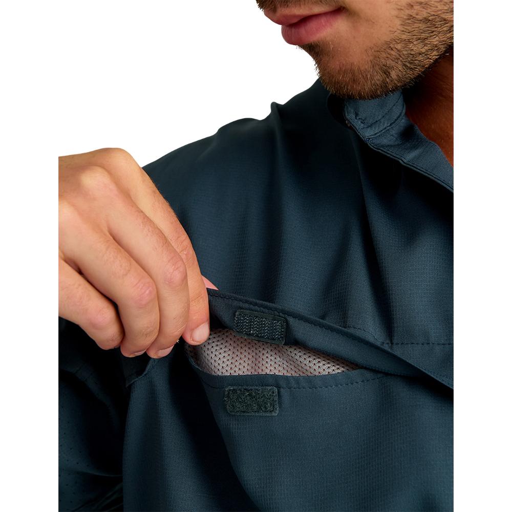 HUK Tidepoint Short Sleeve Shirt Sea Storm Lightweight Casual Top Size S - POWER FIT SHOP — Powering Preparedness, Health &amp; Home