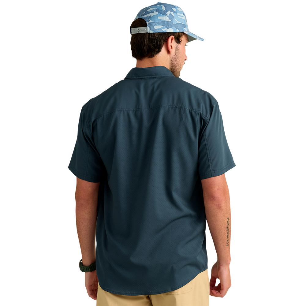 HUK Tidepoint Short Sleeve Shirt Sea Storm Lightweight Casual Top Size S - POWER FIT SHOP — Powering Preparedness, Health &amp; Home
