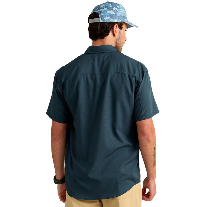 HUK Tidepoint Short Sleeve Shirt Sea Storm Lightweight Casual Top Size S - POWER FIT SHOP — Powering Preparedness, Health &amp; Home