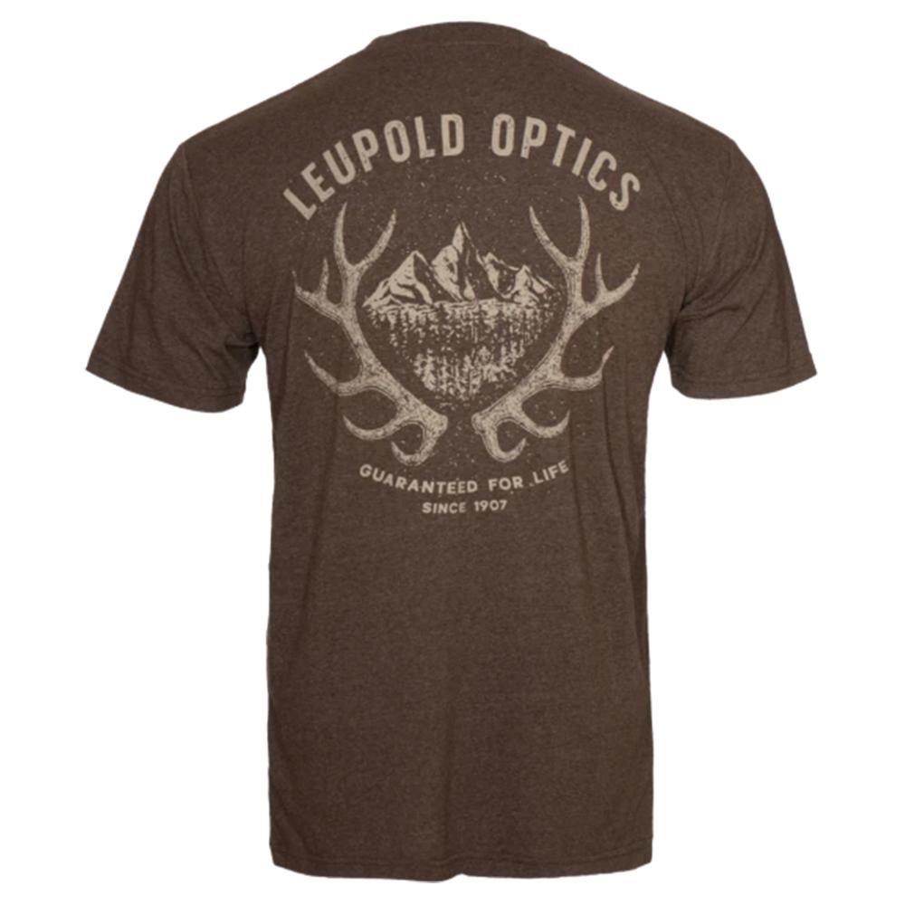 Leupold Antler Range Tee Brown Heather XXXL Comfortable Outdoor Lifestyle Shirt - POWER FIT SHOP — Powering Preparedness, Health & Home