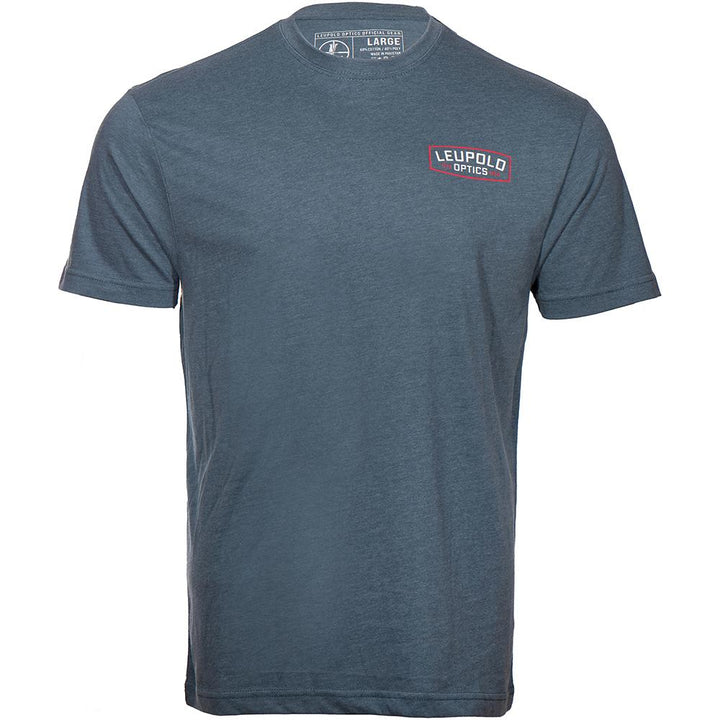 Leupold Badge Tee Indigo M - POWER FIT SHOP — Powering Preparedness, Health &amp; Home