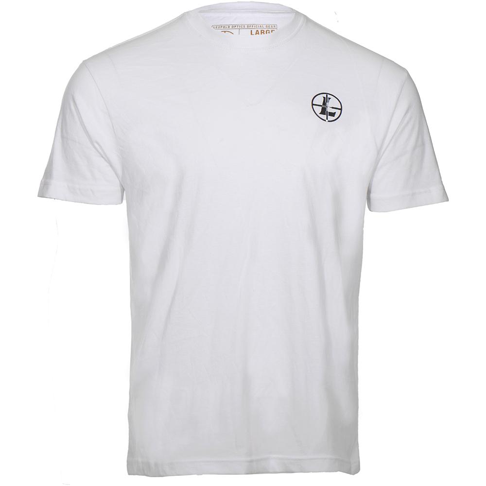 Chattanooga Leupold Buck Country white short sleeve shirt in 2XL, casual outdoor apparel with a relaxed fit and outdoor-inspired design.