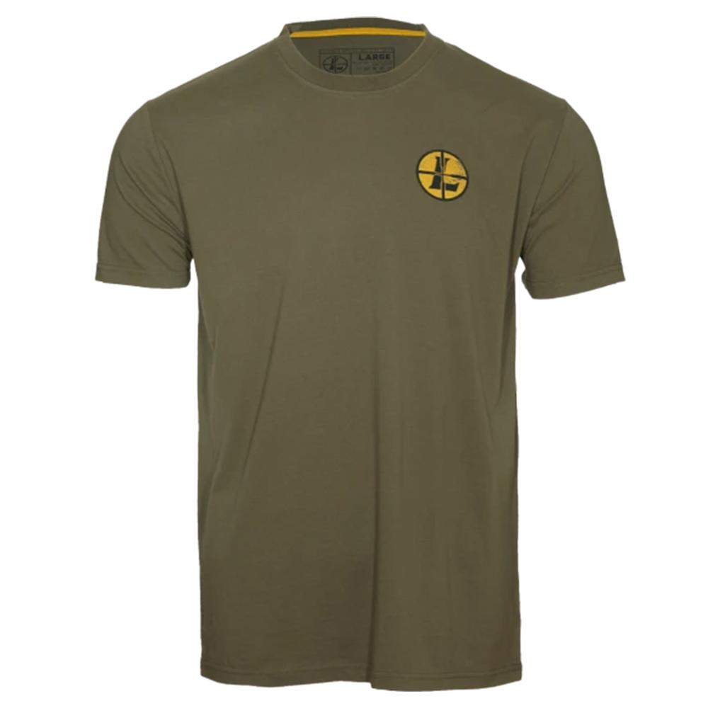 Chattanooga Leupold Mtn Range Tee Light Olive S short sleeve outdoor lifestyle shirt, comfortable and casual for outdoor activities