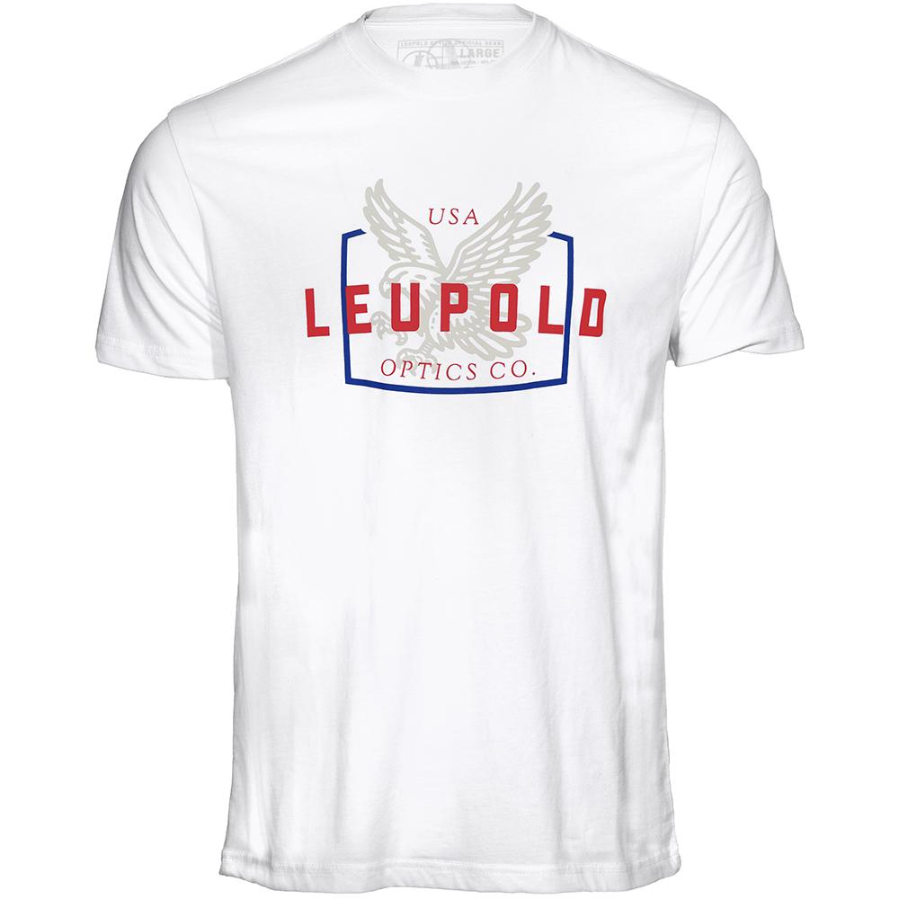 Leupold Short Sleeve T Shirt White 2XL Cotton Polyester Blend Comfortable Fabric - POWER FIT SHOP — Powering Preparedness, Health &amp; Home
