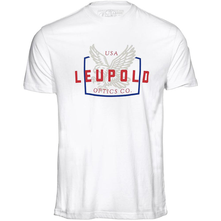 Leupold Short Sleeve T Shirt White 2XL Cotton Polyester Blend Comfortable Fabric - POWER FIT SHOP — Powering Preparedness, Health &amp; Home