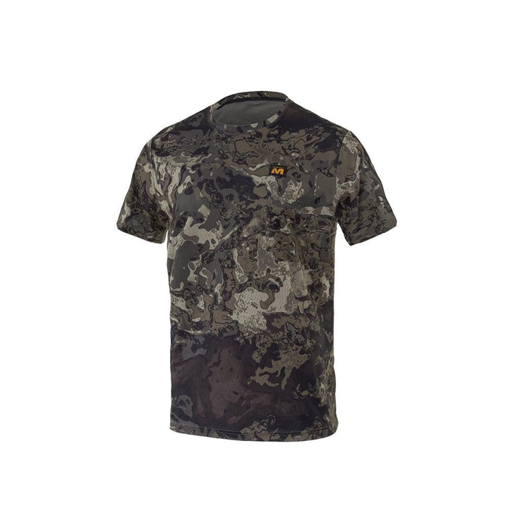 Chattanooga DV8 Ambush lightweight short sleeve shirt in veil canyon grey, medium size, with a casual fit and soft fabric.