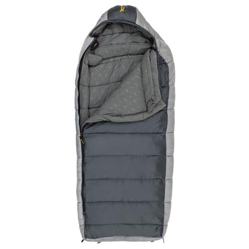 Chattanooga Browning McKinley Minus 30 Degree Oversized Sleeping Bag for outdoor winter camping, showing its insulated, warm design.