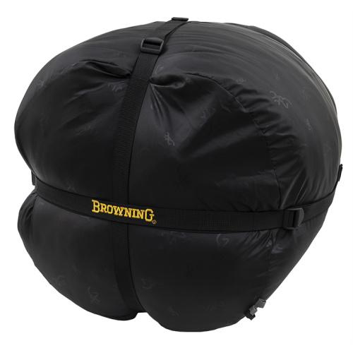 Chattanooga Browning McKinley oversized sleeping bag designed for outdoor use, features minus 30-degree insulation for warmth.