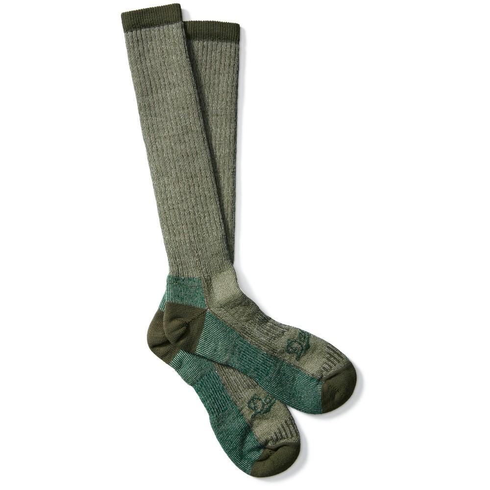 Chattanooga Danner Merino Heavyweight Over Calf Socks in grey, breathable wool with comfortable fit, size M.