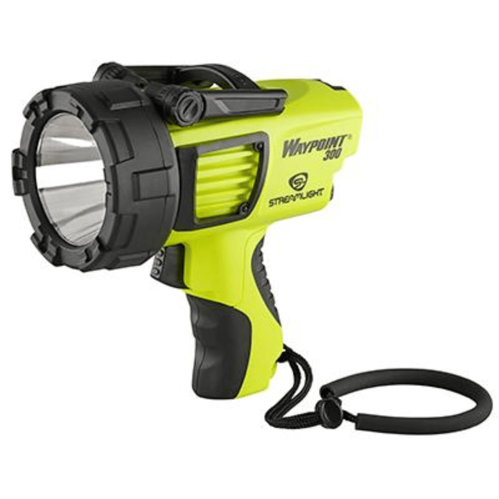 Chattanooga Streamlight Waypoint 400 rechargeable spotlight in yellow, 1400 lumens, handheld outdoor lighting tool