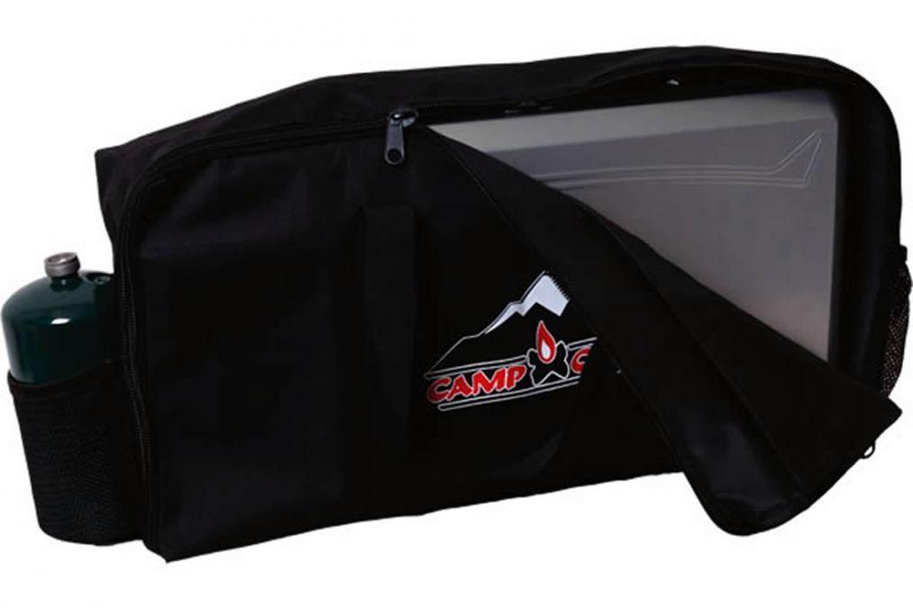 Chattanooga Camp Chef Carry Bag for Mountain Series outdoor cooking stove, durable storage and transport for camping gear.