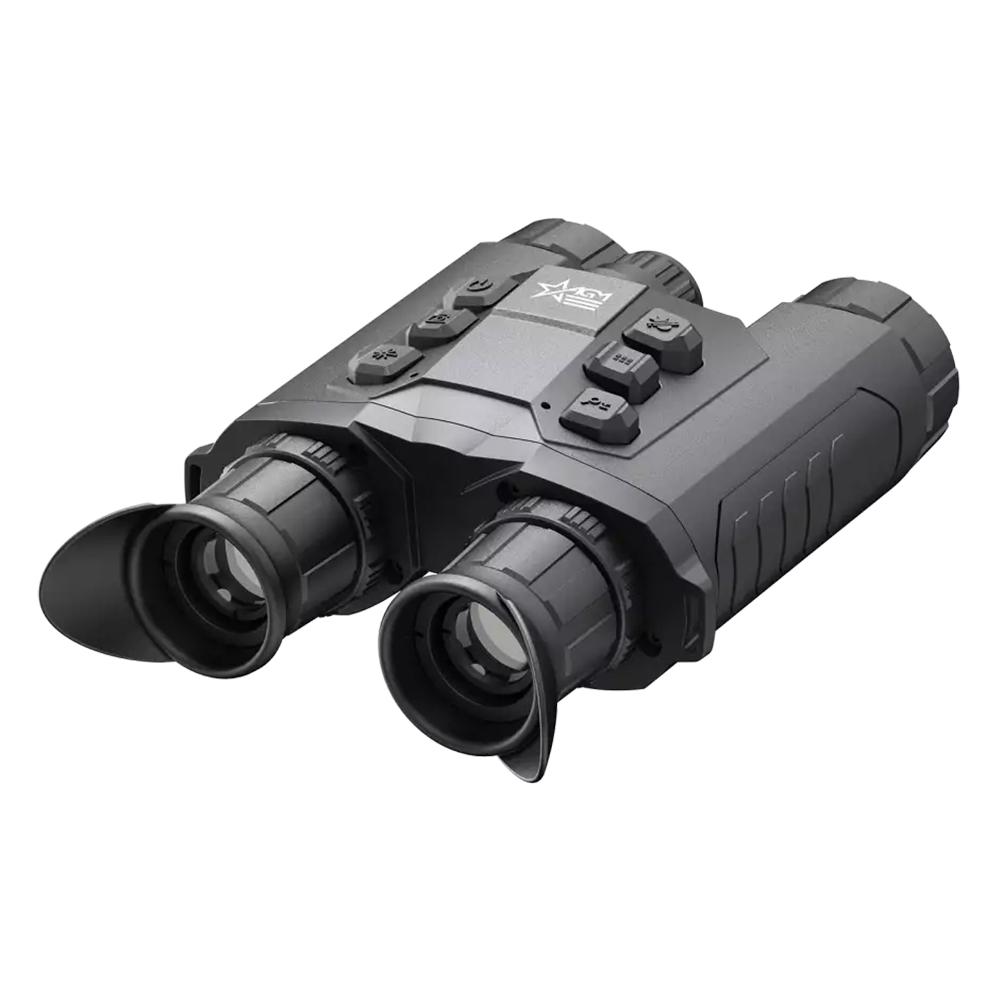 Chattanooga AGM ObservIR LRF thermal binoculars in black, high-performance durable thermal binoculars with adjustable lenses
