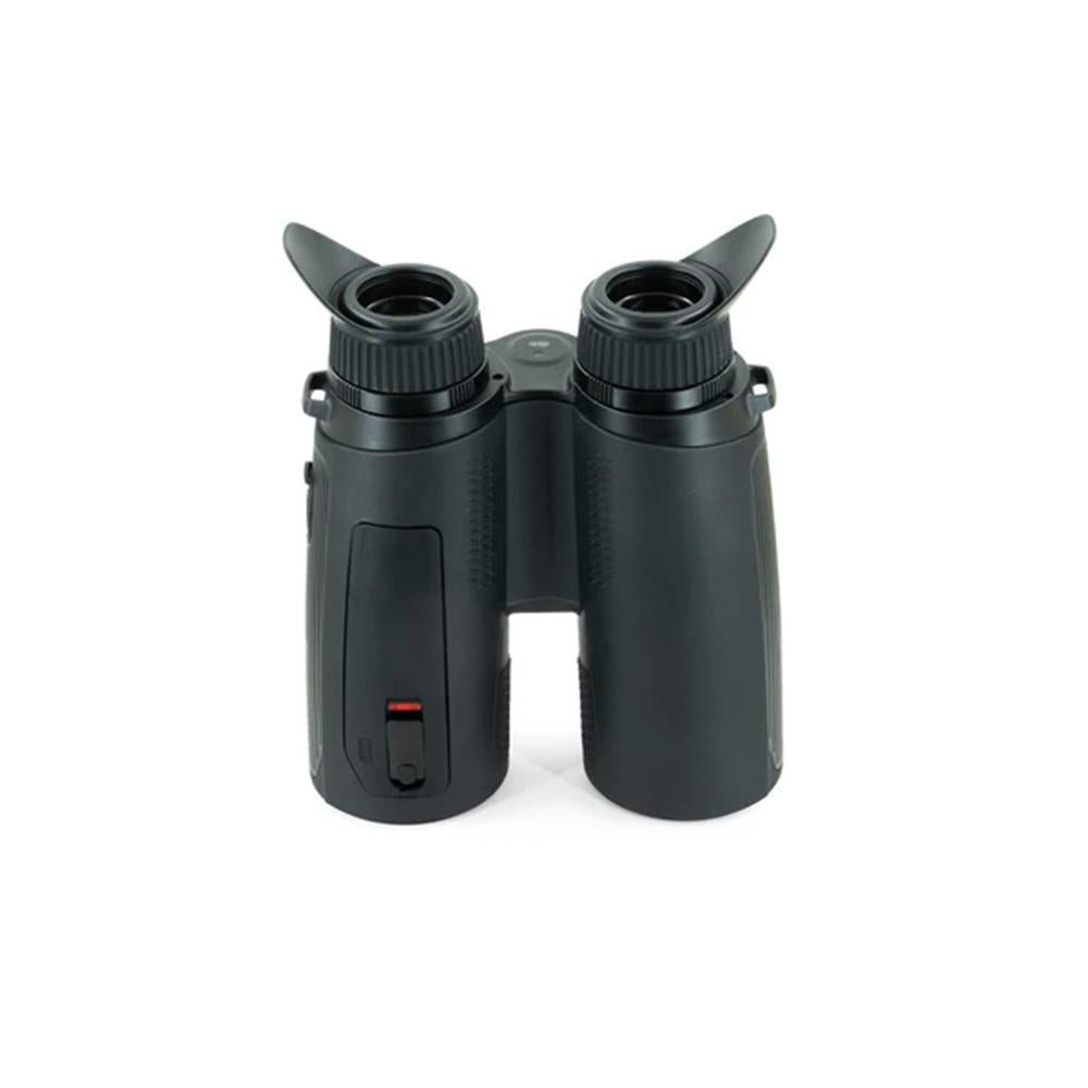 Chattanooga Nocpix QUEST H50R thermal binoculars with 640x512 resolution and 50mm lens, used outdoors for thermal imaging.