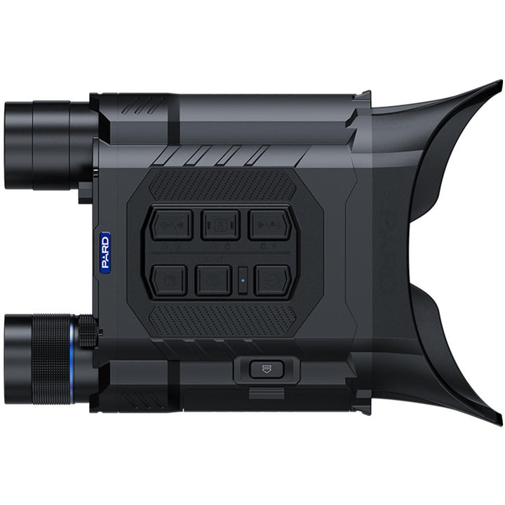 Chattanooga Pard Harrier 480-35 thermal binoculars with 35mm lens and laser rangefinder for outdoor wildlife observation.