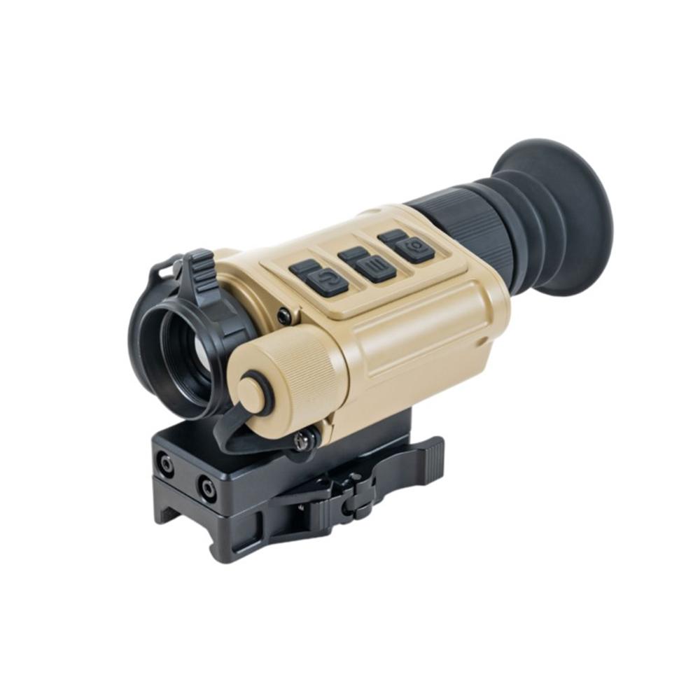 Chattanooga InfiRay Greatest Version Micro V2 640 thermal monocular with 25mm FDE lens, handheld device for thermal imaging.