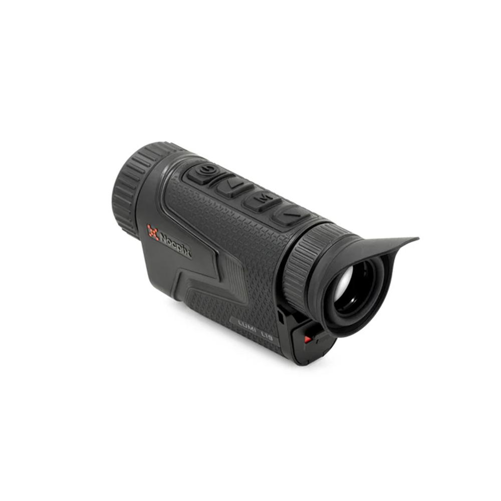 Chattanooga Nocpix Lumi L19 thermal monocular with 2x zoom, 384x288 resolution, 19mm lens, high-resolution viewer in outdoor setting