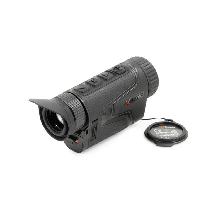 Chattanooga Nocpix LUMI L19 thermal monocular with 2x magnification, 384x288 resolution, 19mm lens, high-resolution viewer.