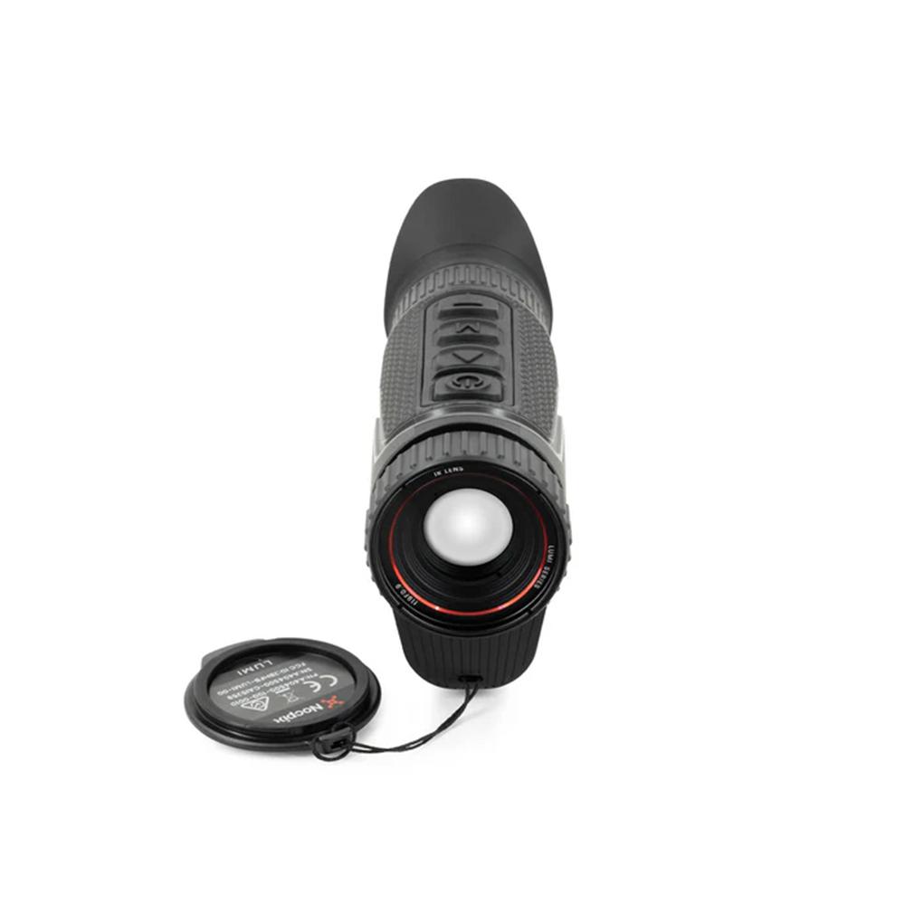 Chattanooga Nocpix Lumi L19 thermal monocular with 2x zoom, high-resolution 384x288 sensor, 19mm lens, for thermal imaging.