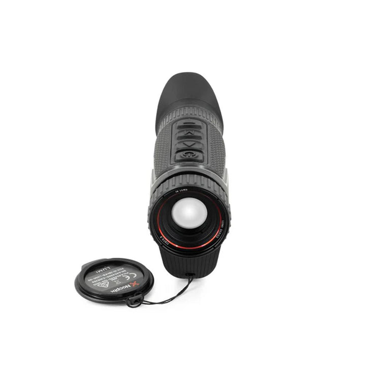 Chattanooga Nocpix Lumi L19 thermal monocular with 2x zoom, high-resolution 384x288 sensor, 19mm lens, for thermal imaging.