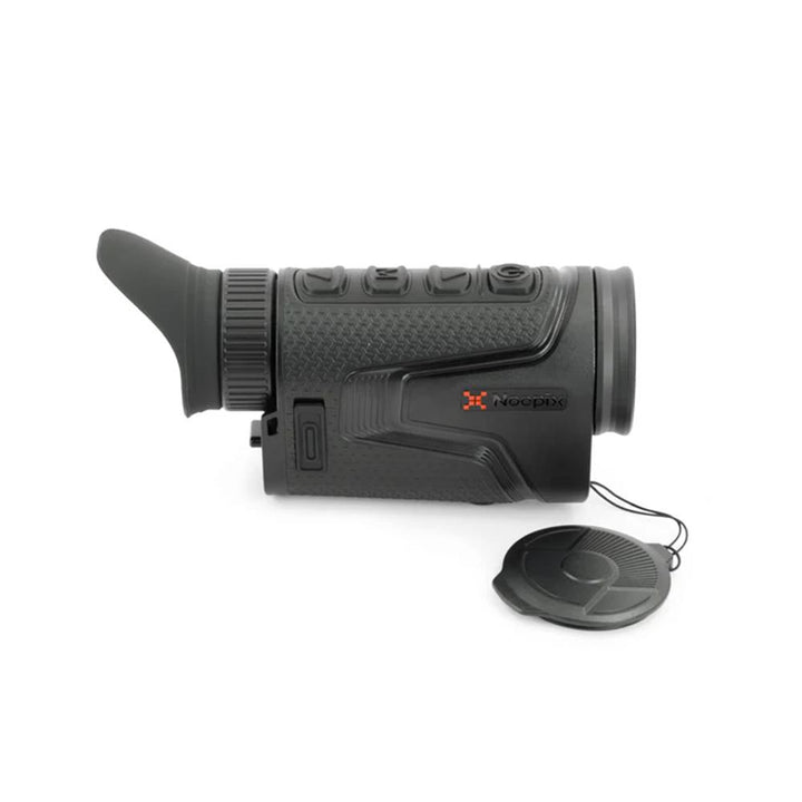 Chattanooga Nocpix LUMI P13 thermal monocular with 2x magnification, 256x192 resolution, 13mm lens for handheld observation.