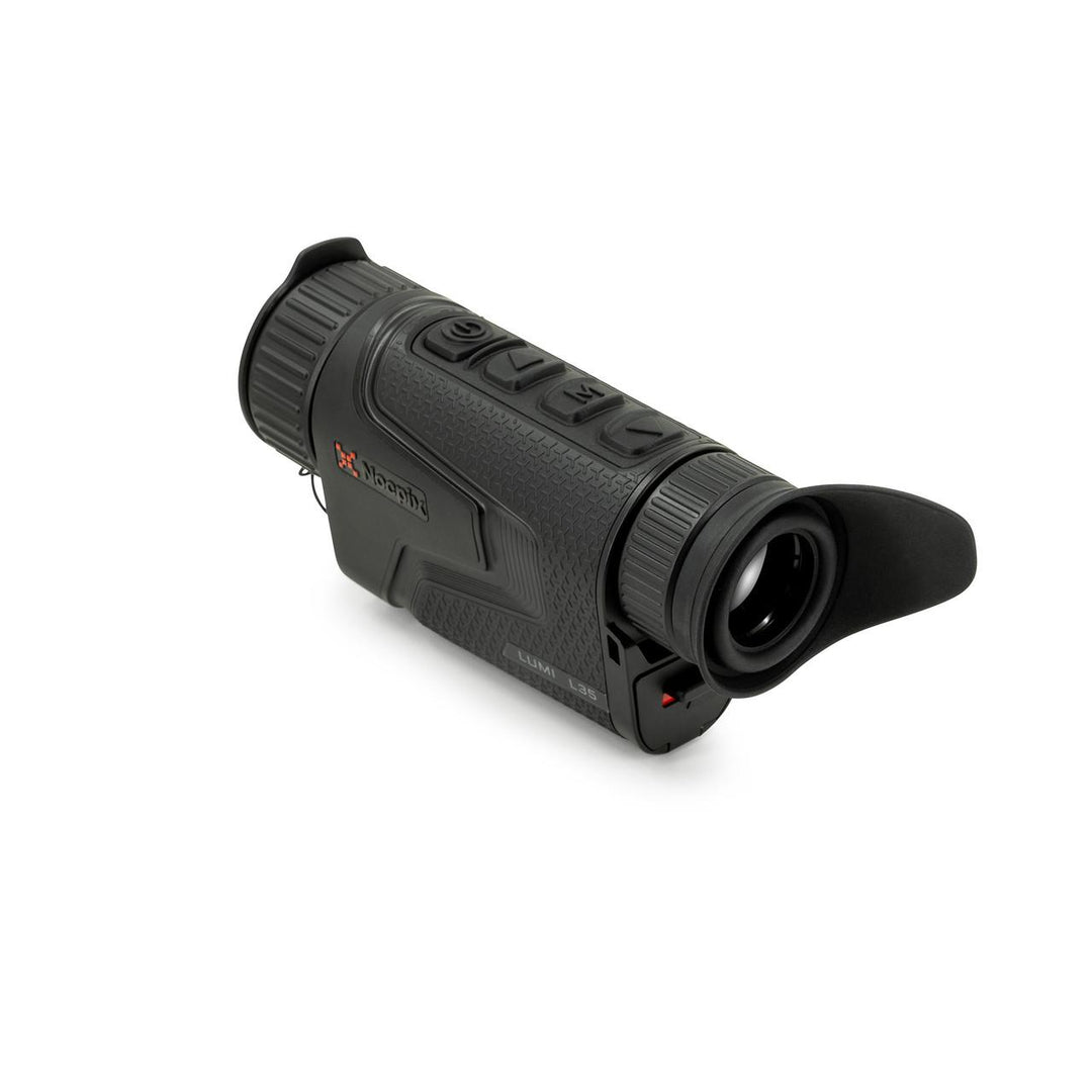 Chattanooga Nocpix Lumi Thermal Handheld Monocular with 384x288 resolution and 35mm lens, high-resolution thermal viewer for outdoor use.