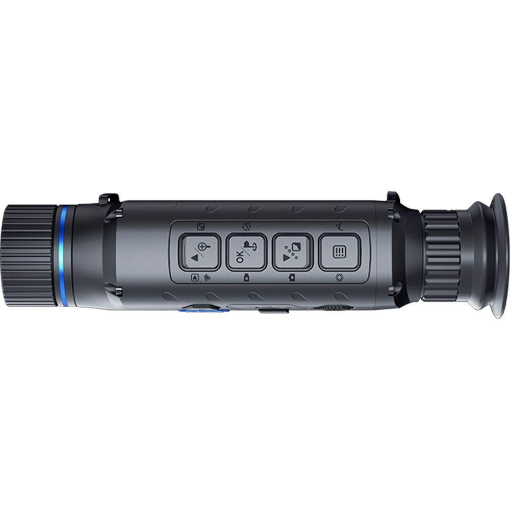 Chattanooga Pard Leopard 256 thermal monocular with 16mm cylinder lens, compact design, and thermal imaging capabilities.