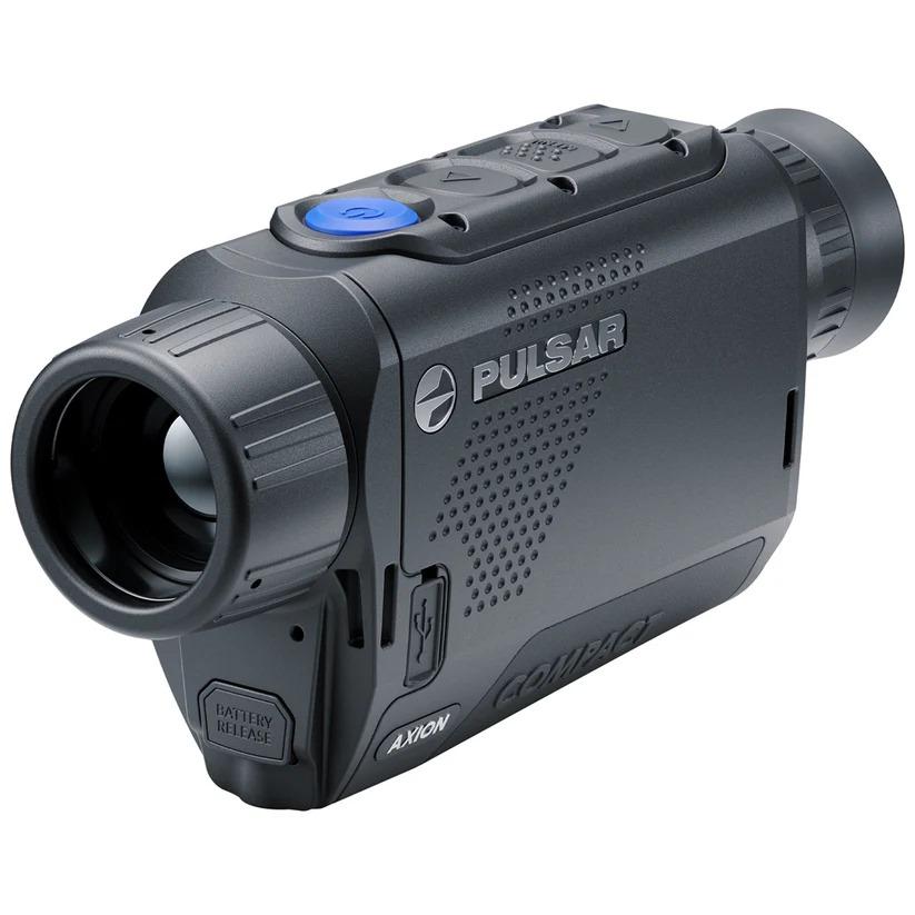 Chattanooga Pulsar Axion XG30 compact thermal monocular with high-resolution outdoor optics in black.