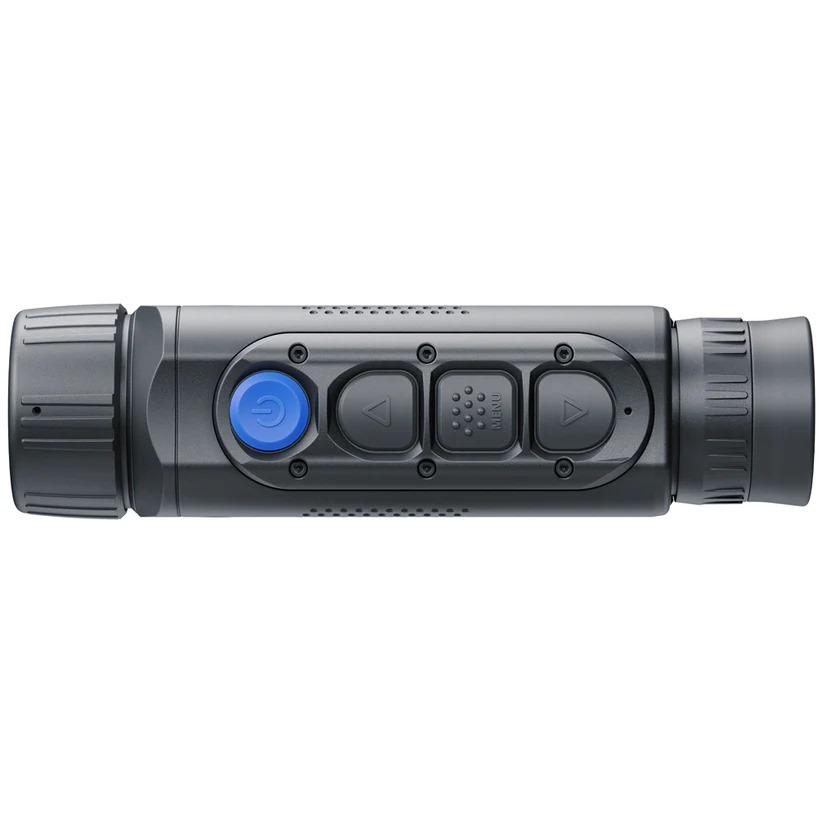 Chattanooga Pulsar Axion XG30 compact thermal monocular with high-resolution outdoor optics in black, ideal for outdoor observation.