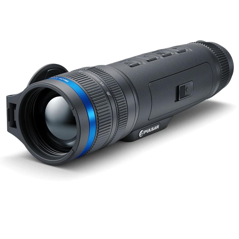 Chattanooga Pulsar Telos XP50 thermal imaging monocular showing durable, long-range thermal optics for outdoor surveillance and viewing.